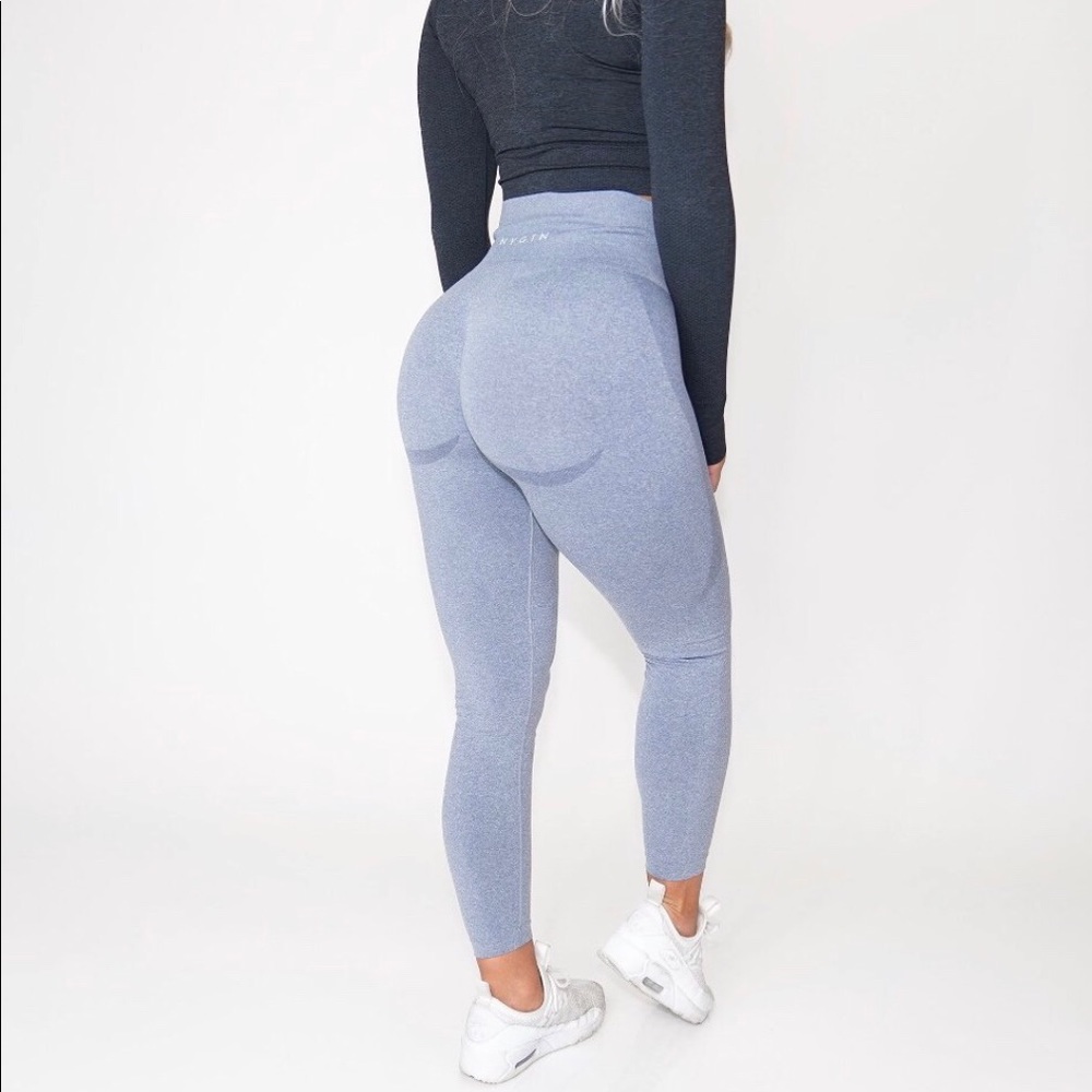 NVGTN Grey Contour Seamless Leggings